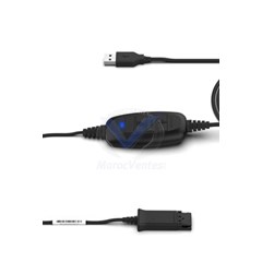 Cordon USB-A BX avec Commandes Volume et Mute USB-A BX